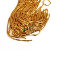 Wholesale Professional Thick Metallic Spun Yarns Nakshi French Metallic Dabka Bullion Wire for Zari Embroidery and Jewellery