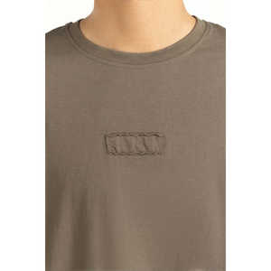 T-shirt Oversize à Motif Uni pour Fitness, Jersey 260 g/m² Respirant Anti-Plis, Étiquette Personnalisée, Coupe Classique MN-TS-SS25-320 - Product Image 2