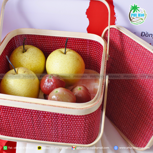 Produit de vente chaude Améliorez votre présentation de cadeau avec un panier en bambou exquis et respectueux de l'environnement - Product Image 4