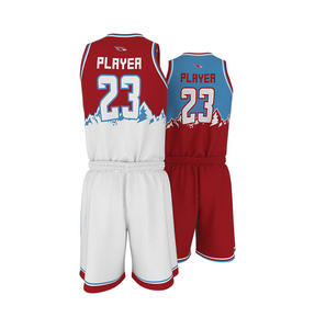 Uniformes de basket-ball réversibles de haute qualité conçus sur mesure short en maille à séchage rapide numéro supérieur options de taille plus respirant - Product Image 4