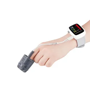 Wrist Design 24 Hours Sleep Screener SpO2, PR, Respiration rate, Air flow and Snoring Continuous Monitor