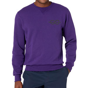 Sweatshirts à col rond à manches longues en polyester respirant avec impression par sublimation personnalisée au prix de gros nouveau design pour hommes - Product Image 1