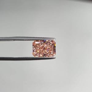 Diamante cultivado en laboratorio de corte radiante certificado por IGI de 5 quilates para la fabricación de joyería personalizada, color rosa intenso, diamante suelto, todos los tamaños disponibles. - Product Image 2