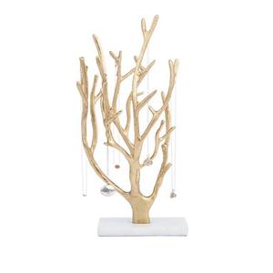 Handmade Gold Color Brass Jewelry <b>Stand</b> Unique Design Customized Size <b>Tree</b> Shape Jewelry Display <b>Stand</b> In Bulk - Product Image 3