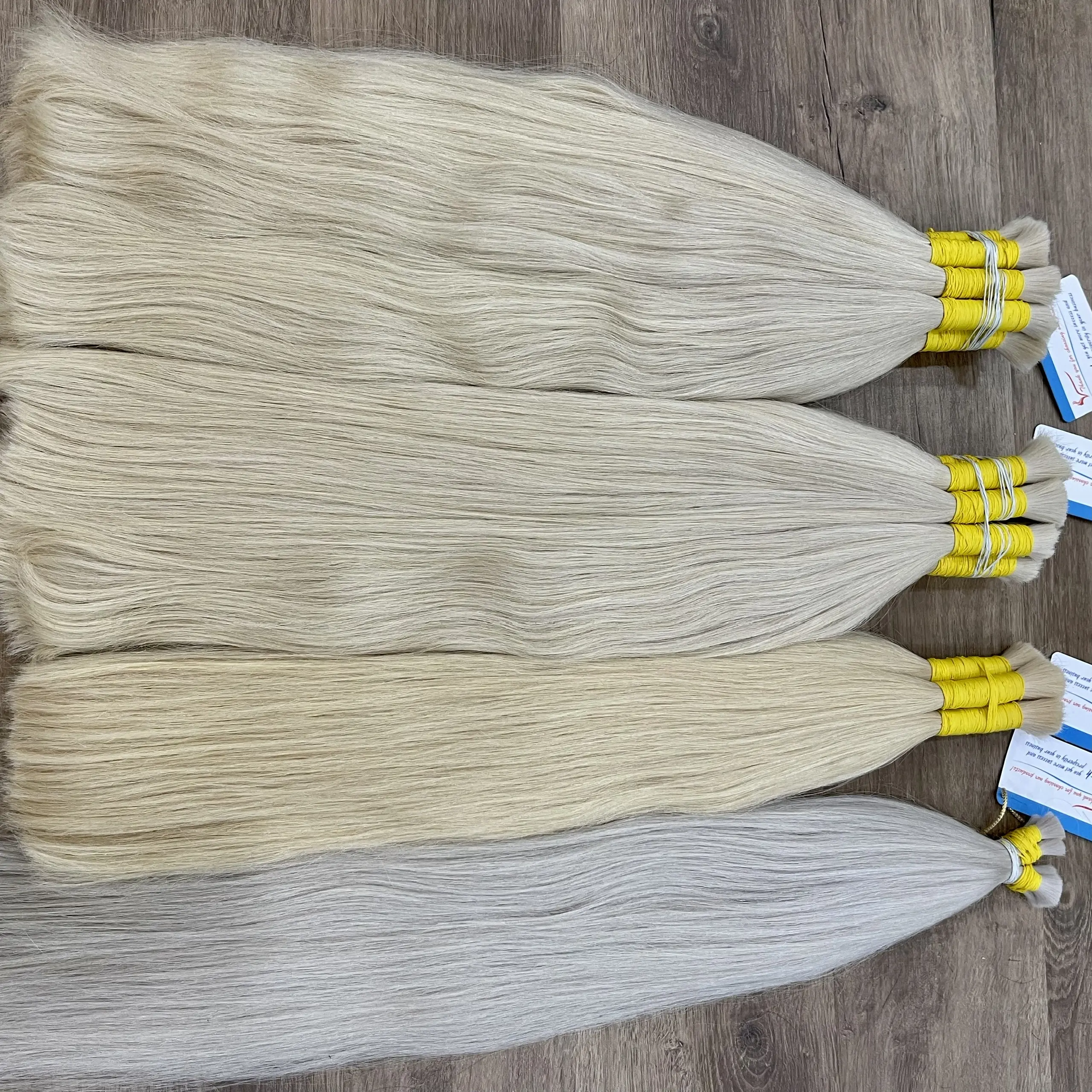 Hot product Colored straight bulk 100% vietnamese hair extensions wholesale price no synthetic free tangle