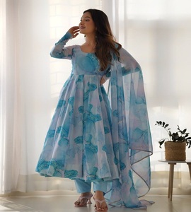 white christmas dresses Laser-Cut Detailed Taffeta and Organza Long Dress – John Paul Ataker