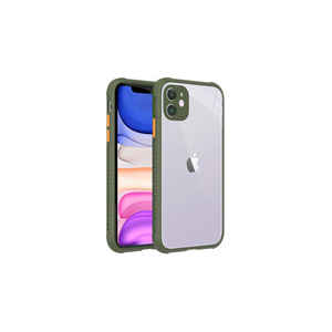 JoieCreatif Kaff Series Funda de silicona líquida premium verde claro para iPhone 11 Funda protectora de silicona suave a prueba de golpes A53 - Product Image 1