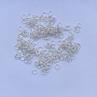 Anneaux de jonction ronds ouverts et fermés en argent sterling 925 de 4 mm, 5 mm, 6 mm, 8 mm pour la fabrication de bijoux, fermoirs, apprêts et accessoires pour la création de bijoux