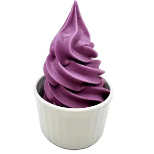 Mélange de poudre de crème glacée Taro Soft Serve