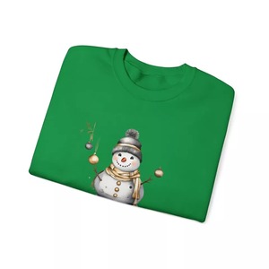 Men and Women Merry <b>Christmas</b> Snowman Sweatshirt Dtf Printing - Product Image 6