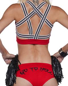 Uniforme de pom-pom girl tendance de haute qualité, ensemble jupe et haut, vêtements de sport d'équipe pour femmes, fabricant de logo personnalisé OEM ODM - Product Image 5