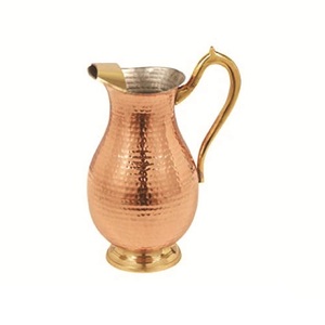 เหยือกน้ำดื่มที่มีน้ำใช้ในการจัดเลี้ยงในงานแต่งงานเหยือกโลหะทองแดงเหยือกน้ำสำหรับเสิร์ฟน้ำผลไม้เพื่อสุขภาพ - Product Image 3