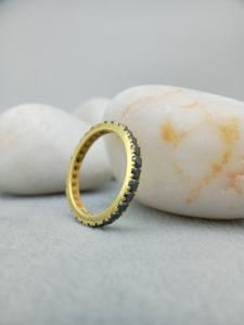 แหวนเพชร14K สีเหลือง/สีโรสโกลด์ทรงกลม2.0 CT VVS เพชรที่ปลูกในห้องแล็บแหวนหมั้นแต่งงานเครื่องประดับชั้นดี - Product Image 2