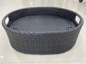 Factory Supply PE Rattan Floating Breakfast <b>Tray</b> for Pool Party Vietnam - Product Image 3