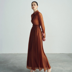 Blusas y camisas de moda de lujo para mujer ESPERANZA con volantes TOPS de manga larga de tela de alta calidad embalaje personalizado marca de lujo - Product Image 5