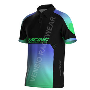 Polo imprimé à manches courtes pour homme MTB DH MX Pit Crew - Product Image 3