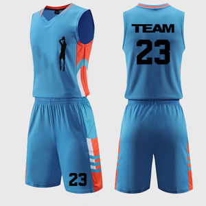 Ensemble de vêtements de sport pour hommes, uniforme de basket-ball, imprimé personnalisé, respirant, séchage rapide, accepte le logo personnalisé, vêtements de sport unisexe - Product Image 1