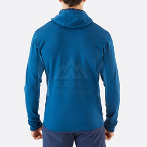 เสื้อฮู้ดเข้ารูปของผู้ชายมาใหม่เสื้อฮู้ดผ้าฟลีซลำลองมีฮู้ดของผู้ชาย - Product Image 2