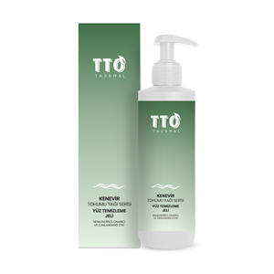 Gel Limpiador Facial TTO Thermal Organic 200ml con Aceite de Semillas de Cáñamo, Aceite de Árbol de Té y Centella Asiática para una Limpieza Facial Diaria Suave - Product Image 1