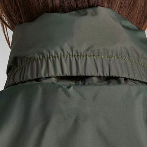 Chaqueta Cortavientos Informal Personalizada para Mujer, Nueva Colección 2025, Otoño Invierno, Manga Larga, con Capucha, Transpirable, de Nailon, Procesamiento en Crudo - Product Image 6