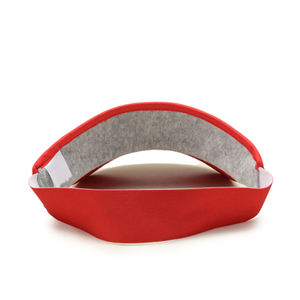 Venta al por mayor de logotipo personalizado estampado espalda ajustada banda elástica en blanco gorra de tenis para mujer visera sombrero - Product Image 4