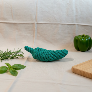 Juguetes de Cuerda para Mascotas con Forma de Jalapeño Realistas Hechos a Mano - Product Image 2