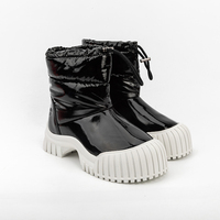 Bottes d'hiver pour femmes avec plateforme, design personnalisé OEM ODM, dernière version, ornements cousus à la main, bottes pour femmes