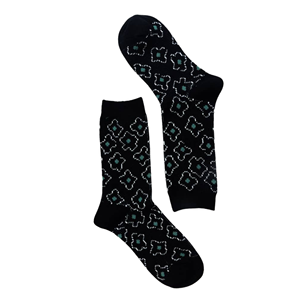 <b>Women</b> Design Flower Patterns Crew Socks Soft Breathable Cotton Girls Sock <b>for</b> Casual Daily <b>Shoes</b> Wear Elegant Style Wholesale - Product Image 2