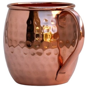 Wholesale 200ml Moscow Mule Copper <b>Mugs</b> Set Stainless Steel Beer Tumblers with <b>Gold</b> Plating Customizable Packaging for Christmas - Product Image 1