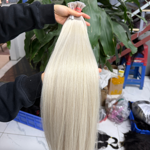 Vente en gros 100% naturel brut vierge couleurs cheveux humains haute qualité en vrac extensions de cheveux humains - Product Image 2