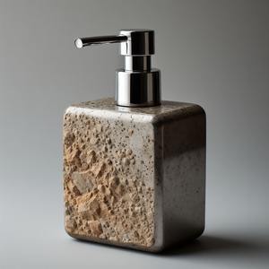 Distributeur de savon durable et écologique avec corps en métal solide, conçu pour une utilisation quotidienne dans la salle de bain et la cuisine, design moderne et luxueux - Product Image 3