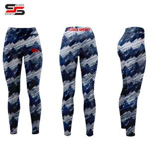 Leggings Deportivos de Cintura Alta para Mujer, Diseño de Impresión por Sublimación Completa, Pantalones de Yoga, Leggings de Gimnasio con Bolsillos - Product Image 2