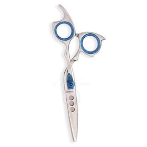 Ciseaux de barbier professionnels en acier inoxydable allemand de 6,5 pouces |   Ciseaux de coupe de cheveux réutilisables de haute qualité à lame de rasoir réglable Salon - Product Image 6