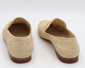 Chaussures de mariage en raphia pour hommes, chaussures en raphia marocain, mocassins en raphia pour hommes, mocassins en raphia faits à la main - Product Image 3