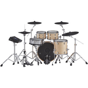 Descuentos Promo Ventas R o l a n d 2017 V-Drums Kit de diseño acústico Brillo Natural Fi-nish Más de 900 Sonidos a bordo - Product Image 4