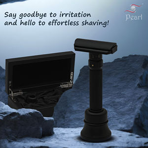 มีดโกนหนวดแบบเปียกไข่มุกพร้อมใบมีดสแตนเลส6หลักตั้งค่าอ่อนถึงก้าวร้าวเกมโกนหนวด6หน้า - Product Image 4