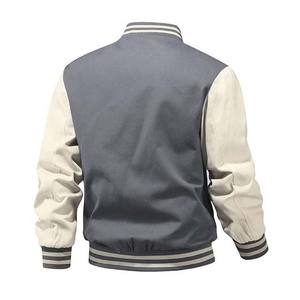 Ropa de calle de gran tamaño OEM fabricante de ropa personalizada Vintage Escuela universidad béisbol Letterman Varsity chaqueta para hombres - Product Image 2