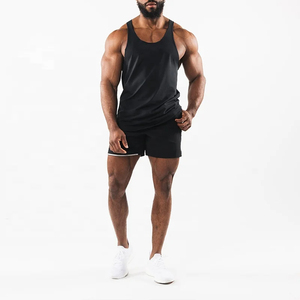 Camiseta sin mangas BJJ personalizada OEM para hombre, ropa deportiva informal de punto transpirable, camisetas BJJ personalizadas para culturismo y Fitness - Product Image 3