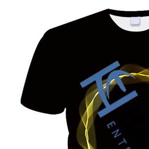 Camiseta de buena calidad para hombre, Jersey de algodón y poliéster impreso, cantidad, artesanal, OEM, personalizada - Product Image 3