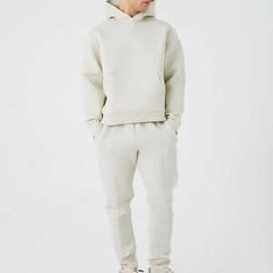 Survêtement de jogging de couleur unie de haute qualité pour hommes, vêtements d'entraînement, survêtement surdimensionné pour hommes à vendre - Product Image 1