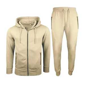 Chándal personalizado de alta calidad para hombre, chándal con cremallera, chándal de algodón 100% con su logotipo y tamaño personalizados - Product Image 1