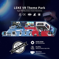 Équipement de centre de jeu de réalité virtuelle de station d'expérience de jeux d'arcade de VR à guichet unique mobile de solution commerciale