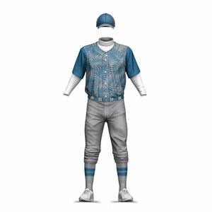 2025 uniformes de maillot de Baseball pour hommes adultes personnalisés 100% Polyester séchage rapide respirant ensembles imprimés de haute qualité en gros - Product Image 2