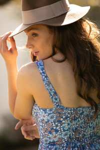 Novedad de verano, vestido Maxi informal hasta el suelo con estampado Tribal polinesio para mujer, 100% algodón, cuello en V profundo sin mangas - Product Image 4