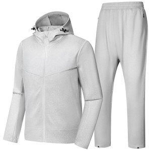 Chándal de lana de algodón 100% pesado informal de invierno de proveedor OEM personalizado conjunto de Sudadera con capucha para hombre 450 GSM Kangaroo Pocket Low MOQ - Product Image 3