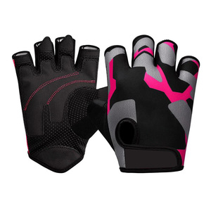 Gants de fitness demi-doigts personnalisés 2026 pour adultes, couleur unie, nouvelle mode, gants de sport en cuir respirant - Product Image 4