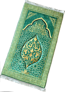 Tappeto da preghiera imbottito in rilievo in schiuma spessa 2.5 CM turco imbottito morbido tappetino di preghiera islamico Sejadah Janamaz pieghevole lavabile