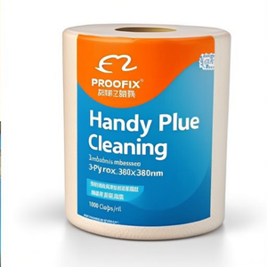 PROFIX Handy Plus <b>Blue</b> 3-Ply Embossed Cleaning Cloth <b>Roll</b> Approx. 360 X 380mm 1000 Cloths/<b>roll</b> - Product Image 3