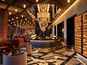 نسيج رخامي تجاري بسطح صلب ، لمطعم الفندق - Product Image 2