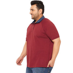 Polo de Verano de Alta Calidad, Tejido de Punto Informal, Transpirable, Estampado Sólido, Bordado, Técnica Oscura, Talla Grande - Product Image 3